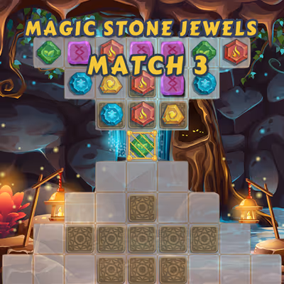 Magic Stone Jewels Match 3