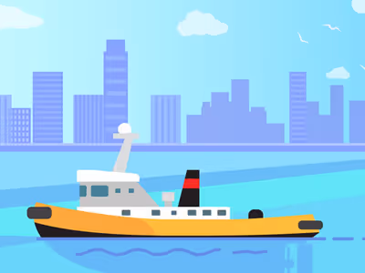 Big Boats Coloring