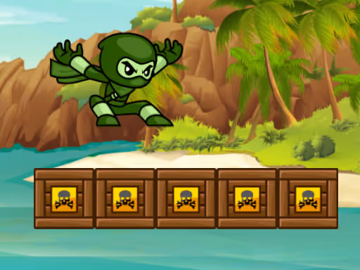 Green Ninja Run
