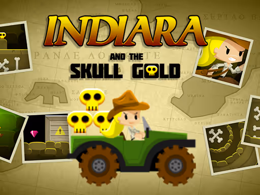 Indiara and the skull gold