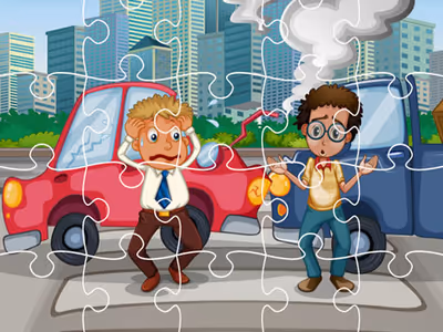 Crash Car Jigsaw