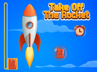 Take Off The Rocket and Collect The Coins