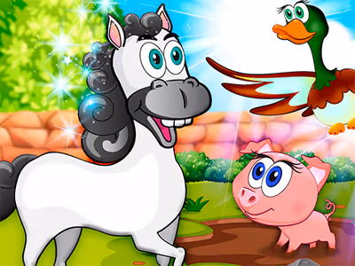 Learning Farm Animals: Educational Games For Kids
