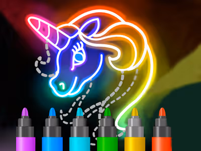 Learn to Draw Glow Cartoon
