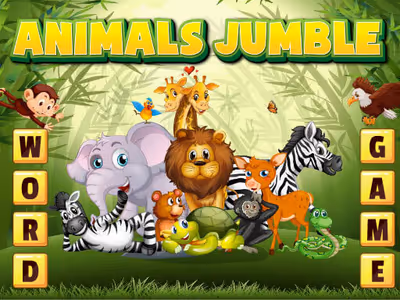 Animals Jumble