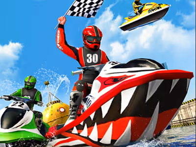 Jet Sky Water Boat Racing Game