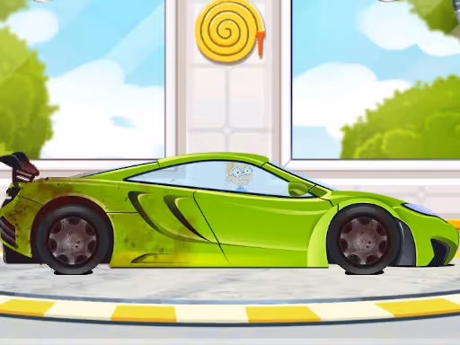 Sports Car Wash 2D