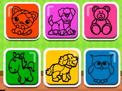 Easy Kids Coloring Game