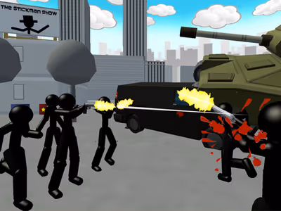 Stickman City Shooting 3D