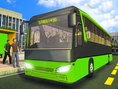 City Passenger Coach Bus Simulator Bus Driving 3D