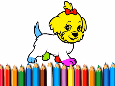 BTS Doggy Coloring Book