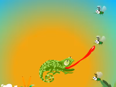 Chameleon Want Eat
