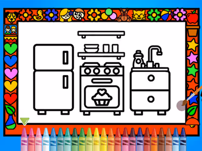 Color and Decorate Rooms