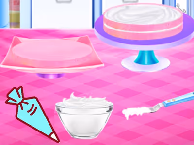 Cherry Blossom Cake Cooking