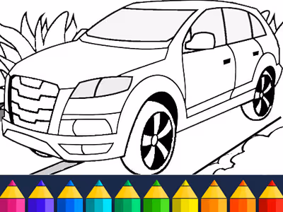 Cars Coloring Game