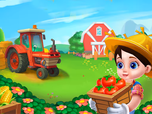 Farm House Farming Games for Kids