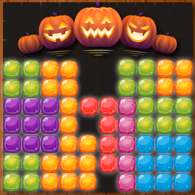 Candy Puzzle Blocks Halloween