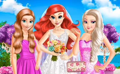 Mermaid Princess Wedding Day