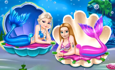 Mermaid Princesses Dress up