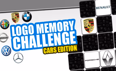 Logo Memory Challenge - Cars Edition