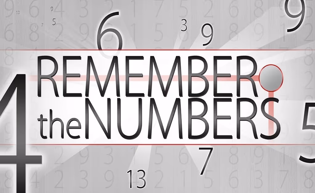 Remember the Numbers