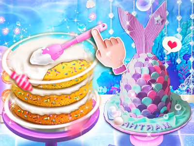 Unicorn Chef Design Cake