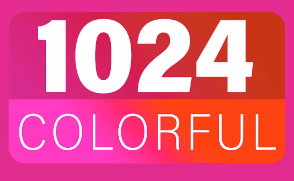 1024 Colorful