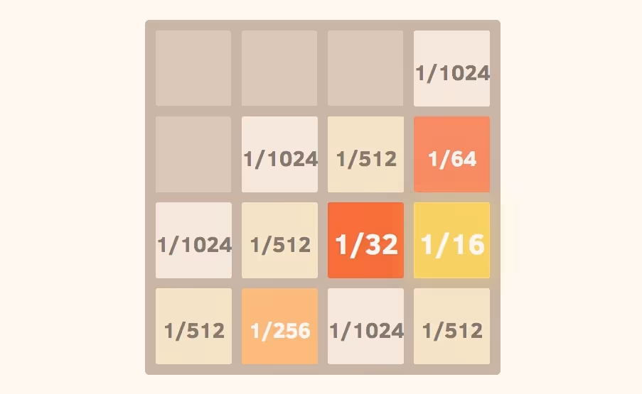 2048 with Fractions