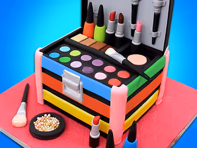 Girl Makeup Kit Comfy Cakes Pretty Box Bakery Game