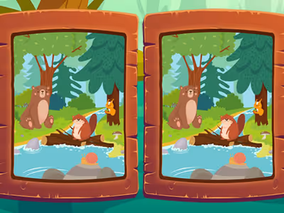 Spot the Difference Animals
