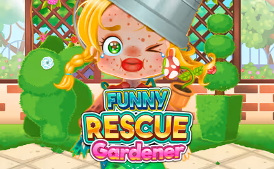 Funny Rescue Gardener