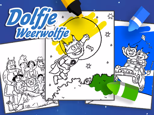Coloring Dolfje Weerwolfje