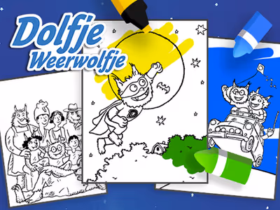 Coloring Dolfje Weerwolfje
