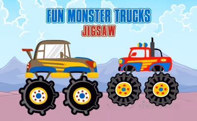Fun Monster Trucks Jigsaw