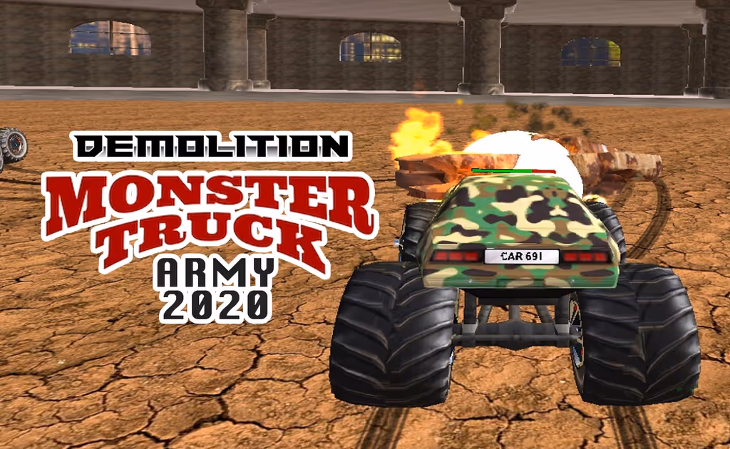 Demolition Monster Truck Army 2020