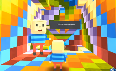Kogama: Rainbow Parkour
