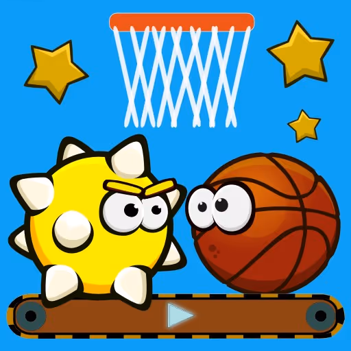 Orange Ball: BasketGo Puzzle