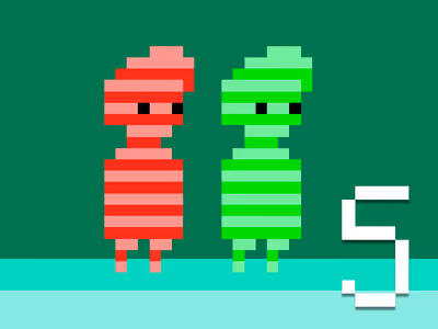 Red and Green 5