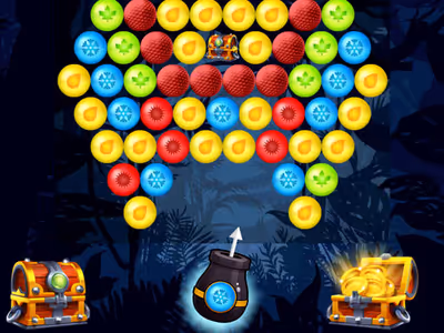 Bubble Shooter Golden Chests