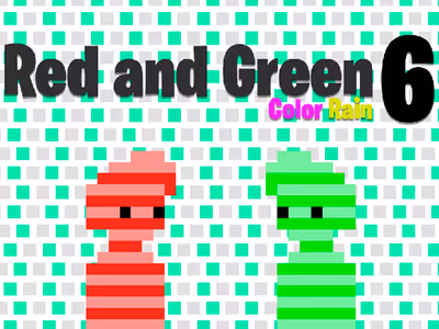 Red and Green 6 Color Rain