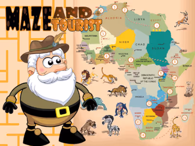 Maze And Tourist