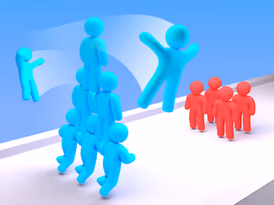 Crowd Stack Race 3D