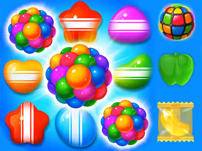Candy Land Swipe Fantasy Match 3