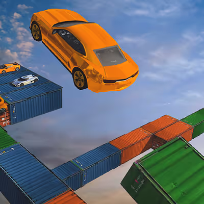 Impossible Track Car Stunt