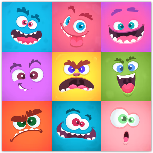 Monsters Color Fill