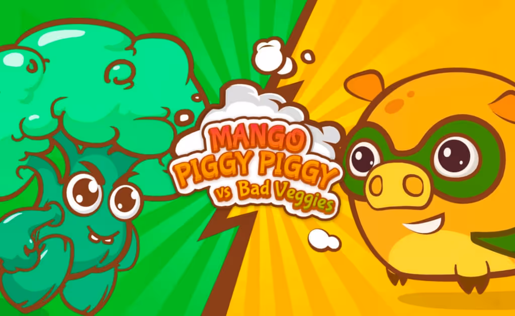 Mango Piggy Piggy vs Bad Veggies