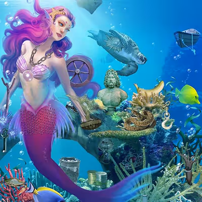 Mermaid Wonders Hidden Object