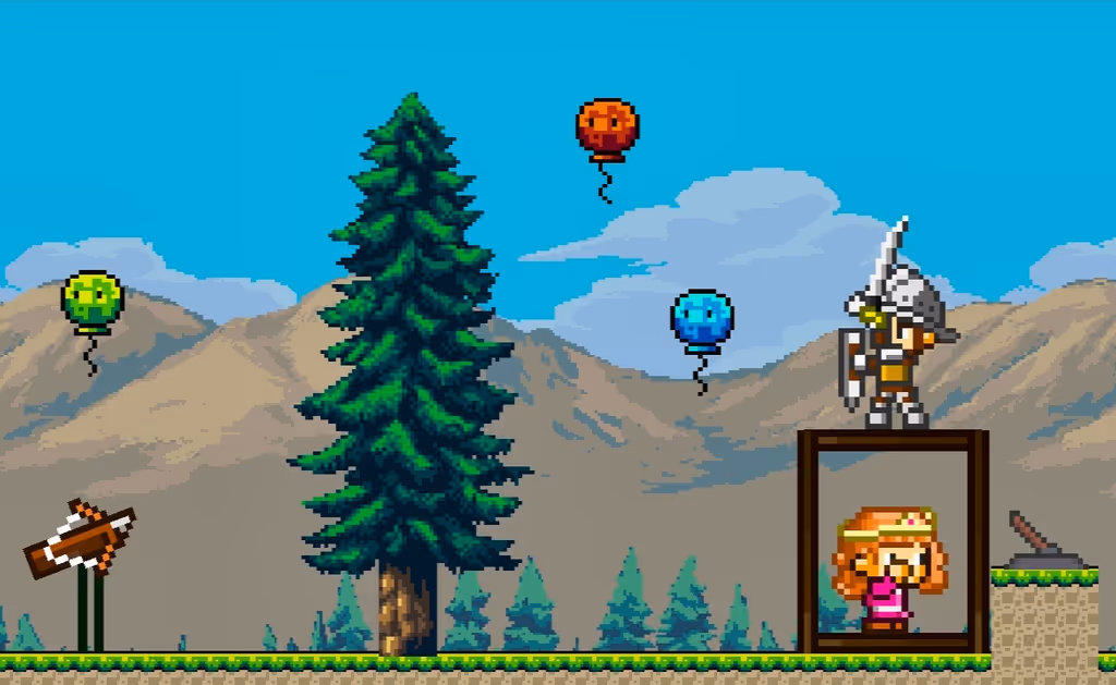 Pixel Archer Save the Princess