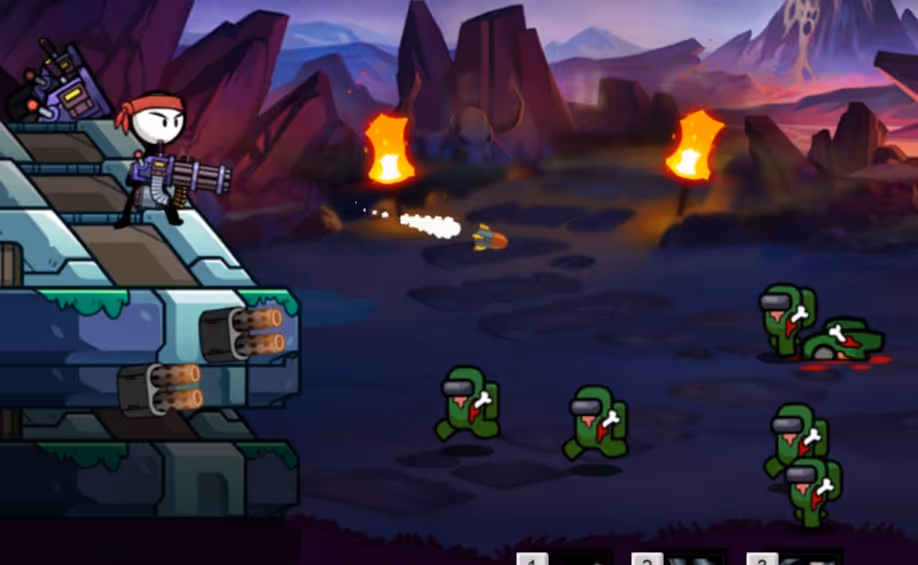Stickman Shooter 3 Among Monsters
