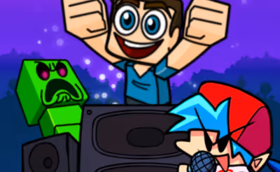 Super Friday Night Funkin' vs Minecraft